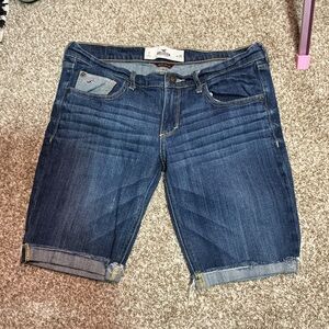 Hollister Blue Jean Shorts for Men